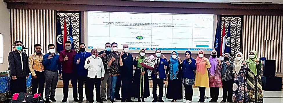 Kandidat Calon Doktor PDIM Universitas Negeri Malang Ikuti Ujian Proposal Disertasi Secara Hybrid